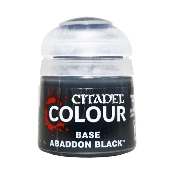 Pintura Citadel Base Abaddon Black