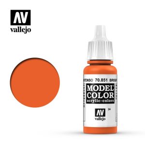 Pintura Vallejo Model Color Naranja Intenso - Bright Orange