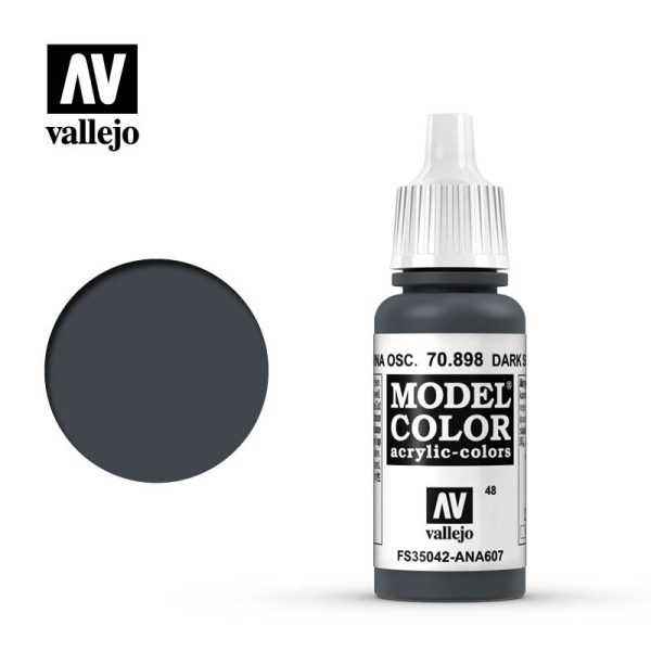 Pintura Vallejo Model Color Azul Marina Oscuro- Dark Sea Blue