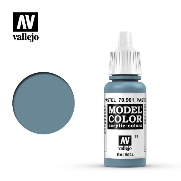 Pintura Vallejo Model Color Azul Pastel - Pastel Blue