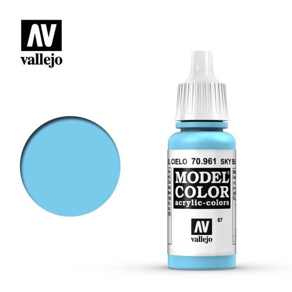 Pintura Vallejo Model Color Azul Cielo - Sky Blue