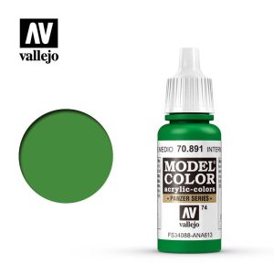 Pintura Vallejo Model Color Verde Medio - Intermediate Green