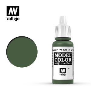 Pintura Vallejo Model Color Verde Oliva Oscuro - Flat Green