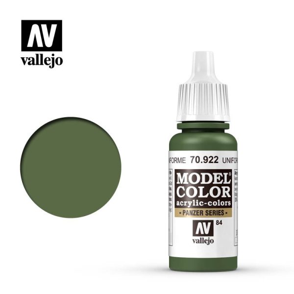 Pintura Vallejo Model Color Verde Uniforme - Uniform Green