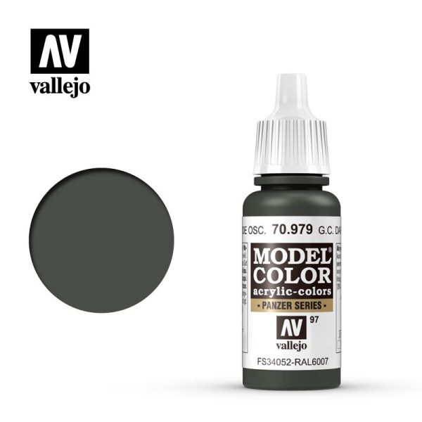 Pintura Vallejo Model Color Alemán Camuflaje Verde Oscuro