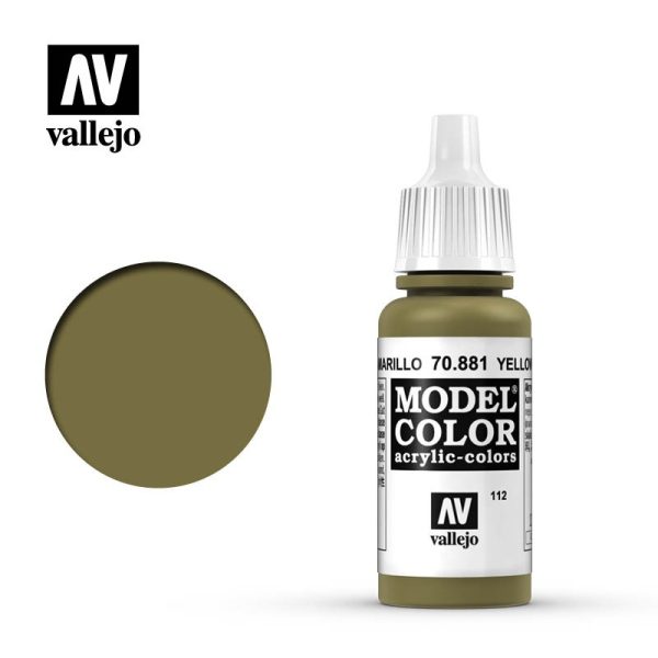 Pintura Vallejo Model Color Verde Amarillo - Yellow Green