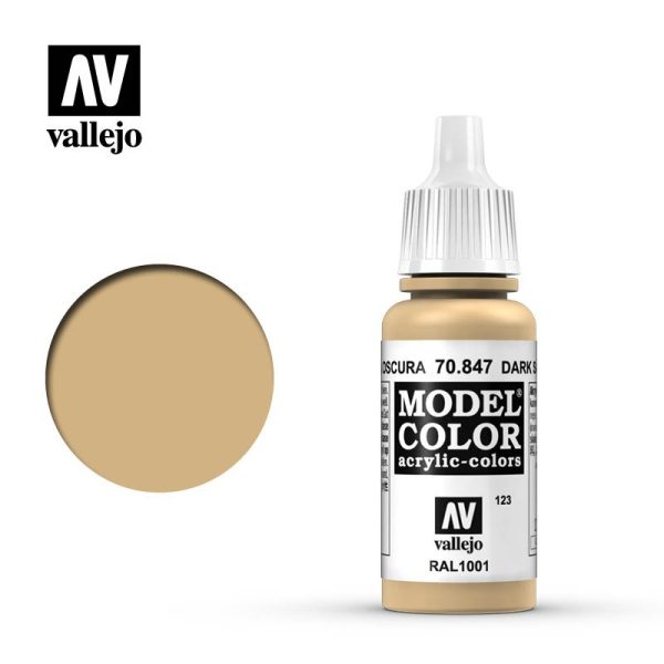 Pintura Vallejo Model Color Arena Oscura - Dark Sand