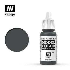 Pintura Vallejo Model Color Gris Negro - Black Grey