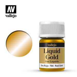 Pintura Vallejo al Alcohol: Oro Rojo - Red Gold