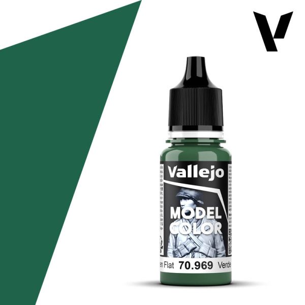 Pintura Vallejo Model Color Verde - Park Green Flat