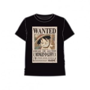 Camiseta Luffy Wanted One Piece Talla L