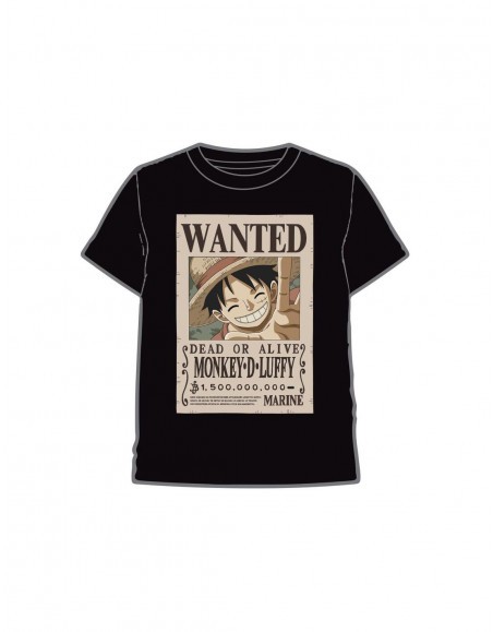 Camiseta Luffy Wanted One Piece Talla L
