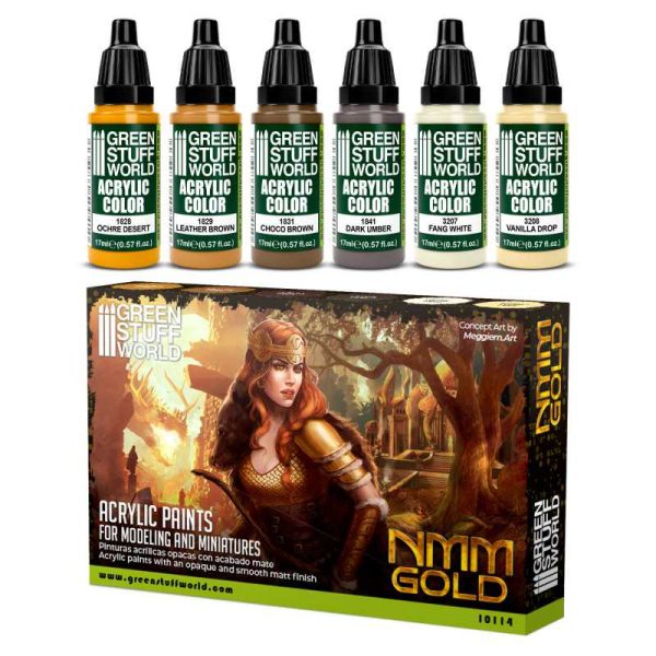 Set de Pinturas GSW: NMM Gold