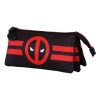 Estuche Portatodo Triple Marvel Deadpool lines