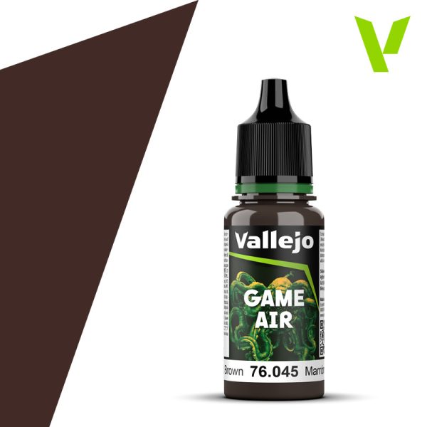 Vallejo Game Air: Marrón Carbonizado - Charred Brown