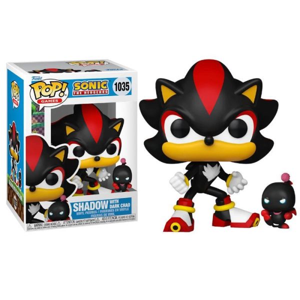 Funko Pop! Shadow with Dark Chao, Sonic the Hedgehog 1035 - Imagen 2